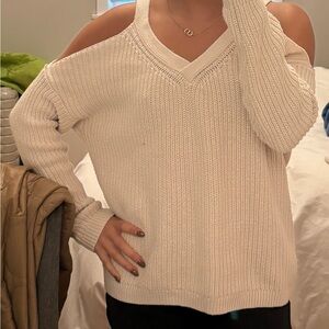 L.A hearts Creme color sweater in size small!!